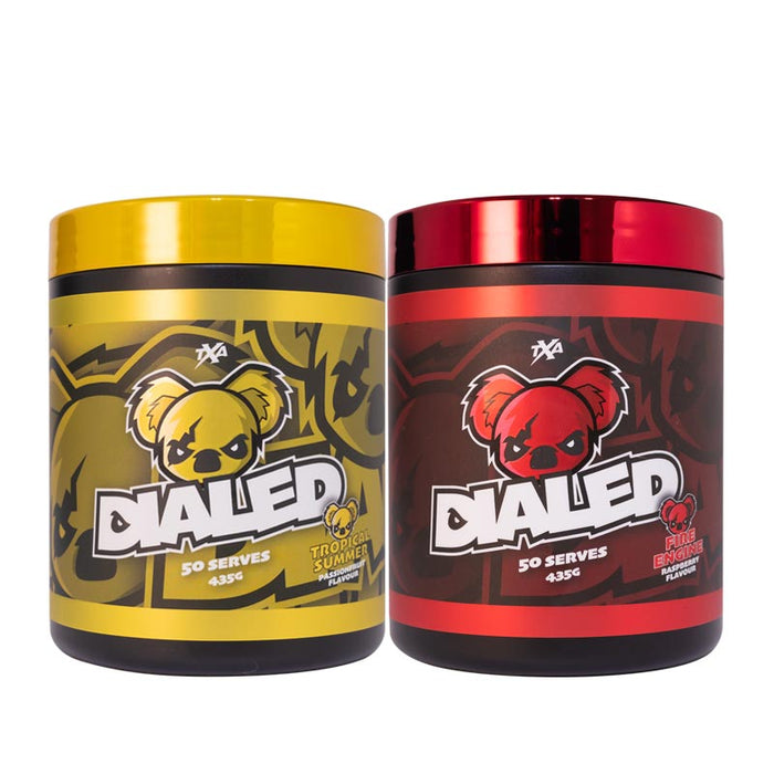 The X Athletics Dialed Pre Workout Twin Pack