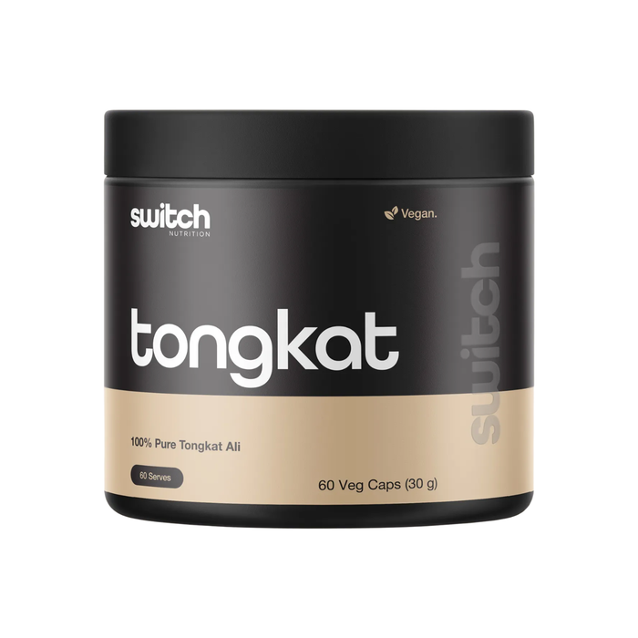 Switch Nutrition Tongkat Ali 100% Pure Tongkat Ali 60 Capsules