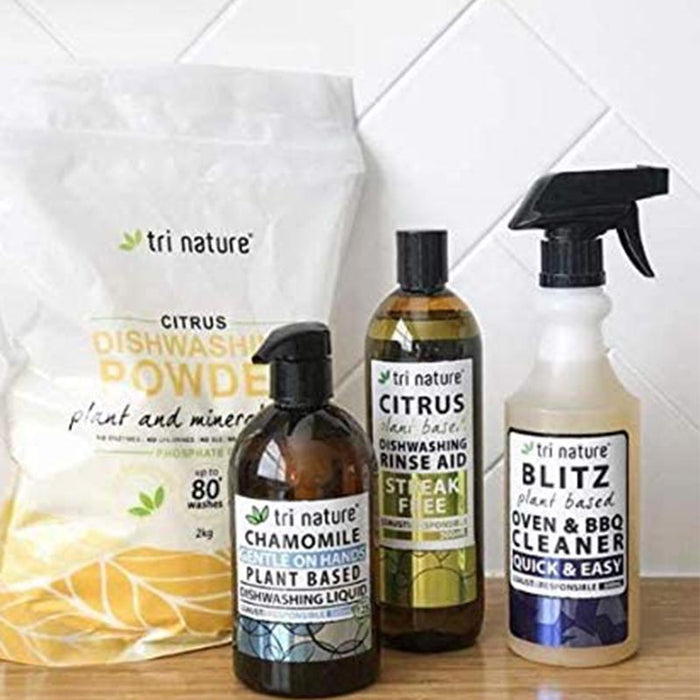 Tri Nature Citrus Dishwashing Powder Soft Pack 2kg