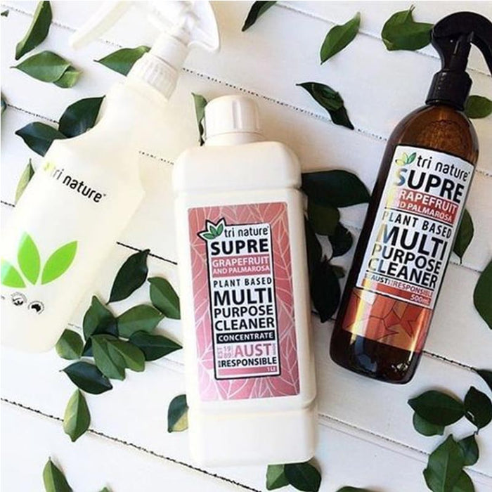 Tri Nature Supre Multi Purpose Cleaner Grapefruit & Palmarosa Concentrate 1L