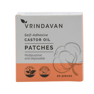 Vrindavan Self-Adhesive Castor Oil Patches (20 Pieces)