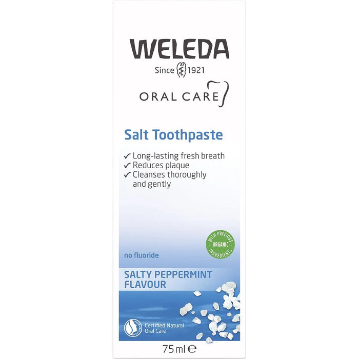 Weleda Salt Toothpaste Salty Peppermint Flavour 75ml