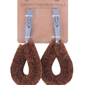 White Magic Eco Basics Dish Brush Coco Refills 2 Pack