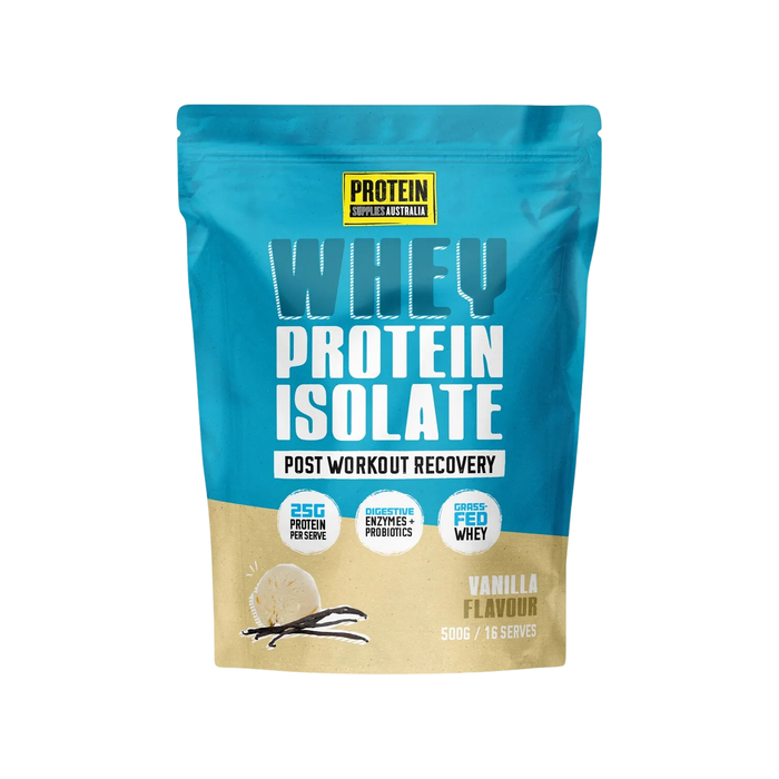 Protein Supplies Australia WPI Whey Protein Isolate 500g