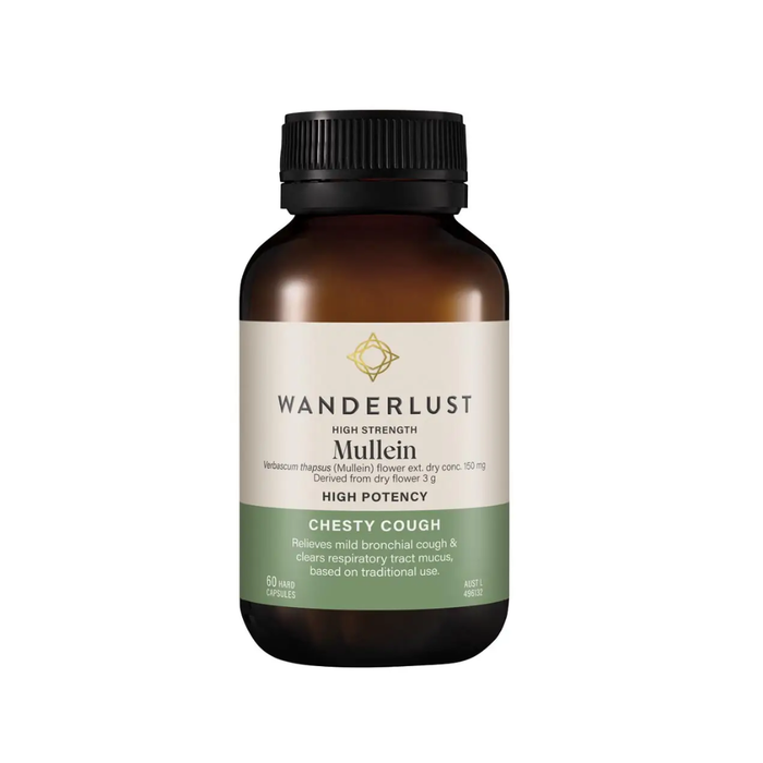 Wanderlust High Strength Mullein 60 Capsules