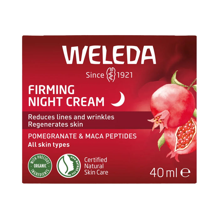 Weleda Organic Night Cream Firming (Pomegranate & Maca Peptides) 40ml