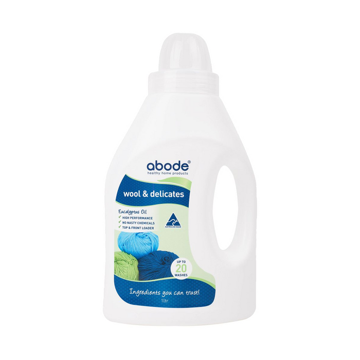 Abode Wool and Delicates Eucalyptus 1L — front packshot