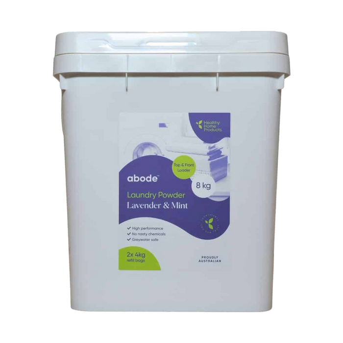 Abode Laundry Powder Lavender and Mint 8kg — front packshot