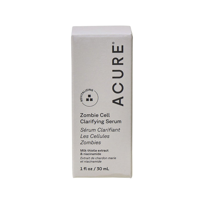 Acure Zombie Cell Clarifying Serum 30ml box front