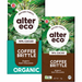 Alter Eco Coffee Brittle 70% organic dark chocolate 75g bar and display box