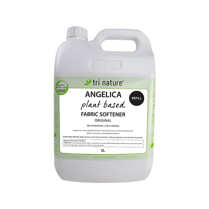 Tri Nature Angelica Fabric Softener Original Bulk with pump 5L