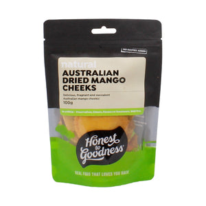 Honest to Goodness Australian Dried Mango Cheeks 100g