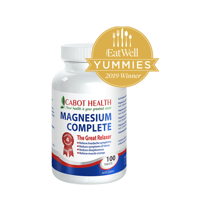 Cabot Health Magnesium Complete front bottle 100 tablets