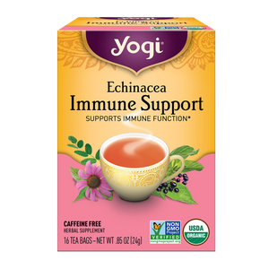 Yogi Tea Herbal Tea Bags Echinacea Immune Support 16 Tea Bags