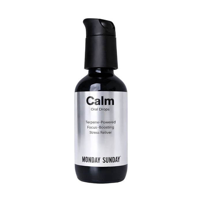 Monday Sunday Calm Oral Drops 60ml bottle front