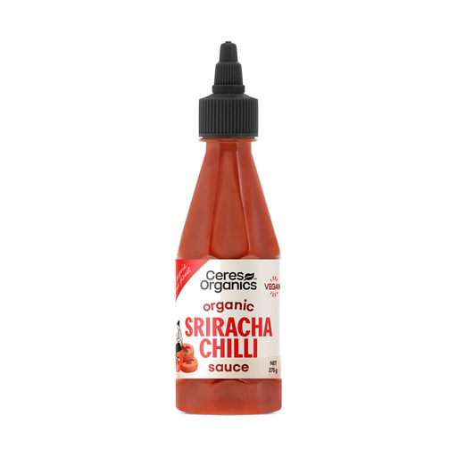 Ceres Organics Organic Sriracha Chilli Sauce 275g — front packshot
