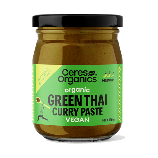Ceres Organics Organic Green Thai Curry Paste 175g — front packshot