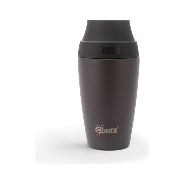 Cheeki Insulated Coffee Mug 350ml / Chocolate white background packshot
