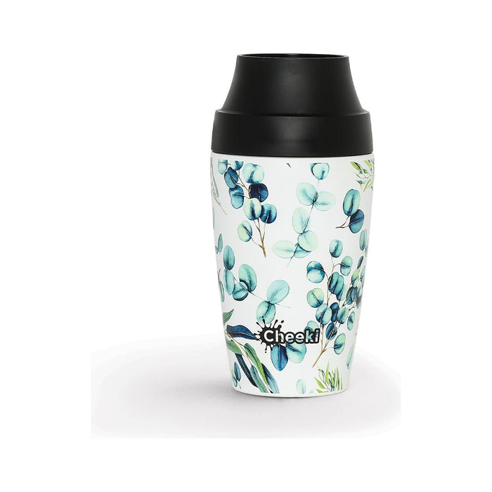 Cheeki Insulated Coffee Mug 350ml / Watercolour white background packshot