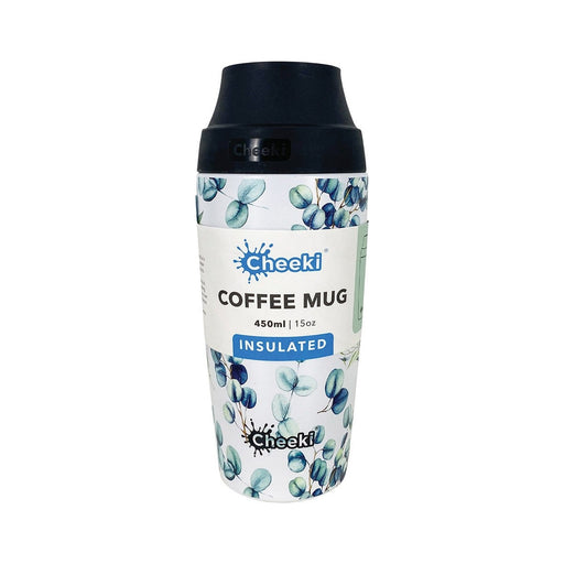 Cheeki Insulated Coffee Mug 450ml / 3D Watercolour white background packshot