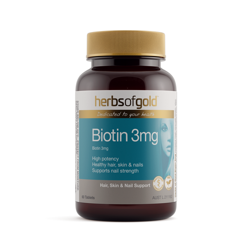 Herbs of Gold Biotin 3mg 60 Tablets