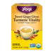 Yogi Tea Herbal Tea Bags Sweet Ginger Citrus Turmeric Vitality 16 Tea Bags