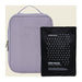 Ever Eco Insulated Lunch Bag with Ice Pack Lilac packshot on white background