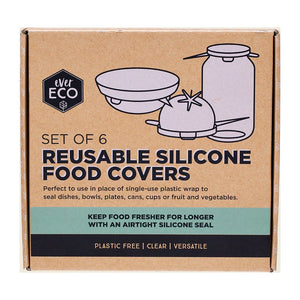 Ever Eco Reusable Silicone Food Covers 6 Pack