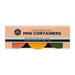 Ever Eco Stainless Steel Mini Containers Autumn Leak Resistant 3 Pack packshot on white background