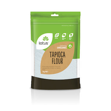 Lotus Organic Tapioca Flour 1kg product image