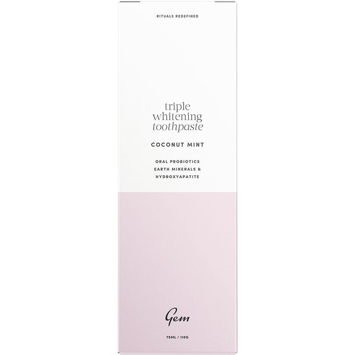 Gem Triple Whitening Toothpaste Coconut Mint 110g - product image 3