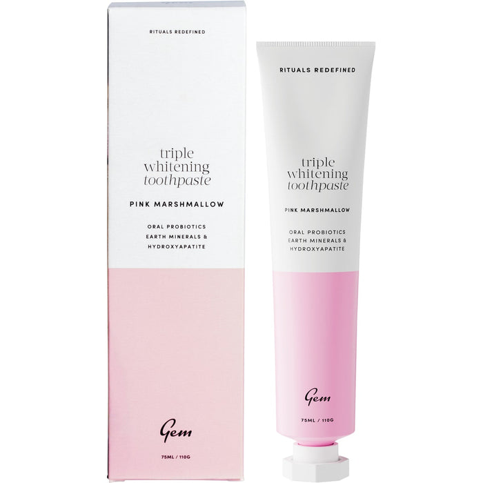 Gem Triple Whitening Toothpaste Pink Marshmallow 110g - product image 3