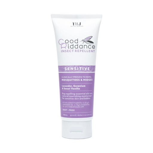 Good Riddance Sensitive Insect Repellent 100ml front tube