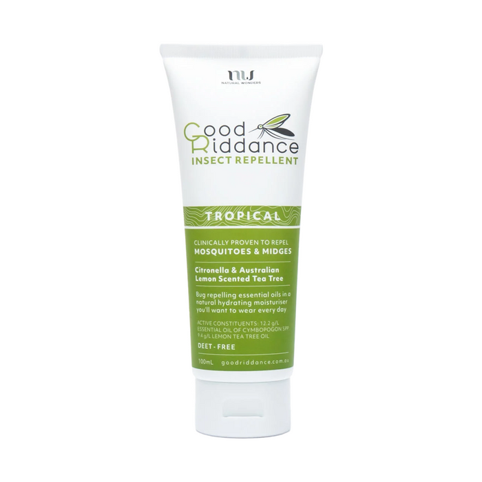 Good Riddance Tropical Insect Repellent 100ml front tube