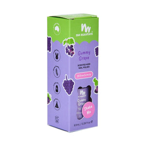 No Nasties Kids Scented Nail Polish Gummy Grape 8.5ml