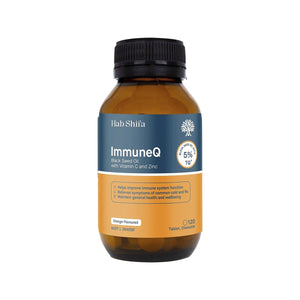 Hab Shifa ImmuneQ Organic Black Seed Chewable Orange 120 Tablets