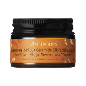 Antipodes Supernatural SPF50+ Ceramide Silk Facial Sunscreen MINI 15ml