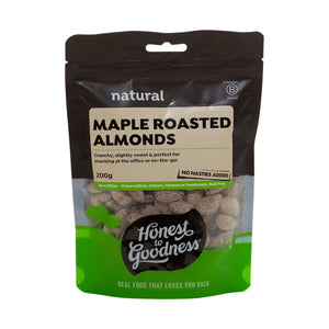 Honest to Goodness Maple Roasted Almonds 200g