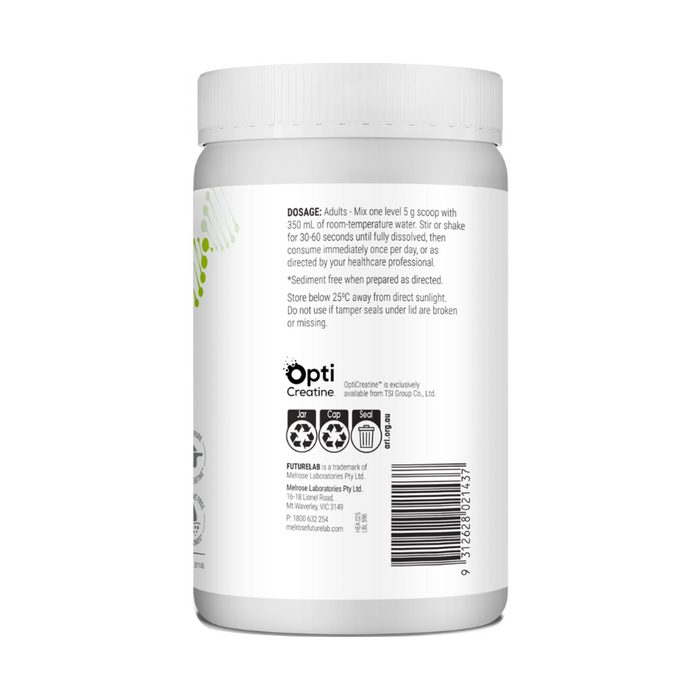 Melrose FutureLab Ultra Pure Creatine 300g side packshot