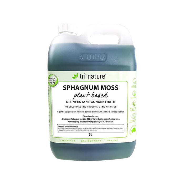 Tri Nature Sphagnum Moss Disinfectant Concentrate Bulk with pump 5L