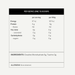 Creatine+ nutritional panel showing 7g serving with creatine monohydrate 5g and taurine 2g