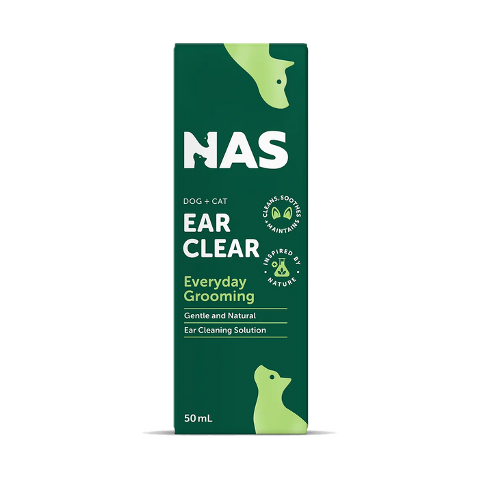 Natural Animal Solutions Ear Clear 50ml – front carton