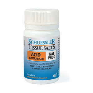 Schuessler Tissue Salts Nat Phos Acid Neutraliser 125 Tablets