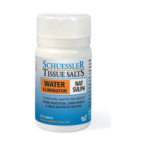 Schuessler Tissue Salts Nat Sulph Water Eliminator 125 Tablets