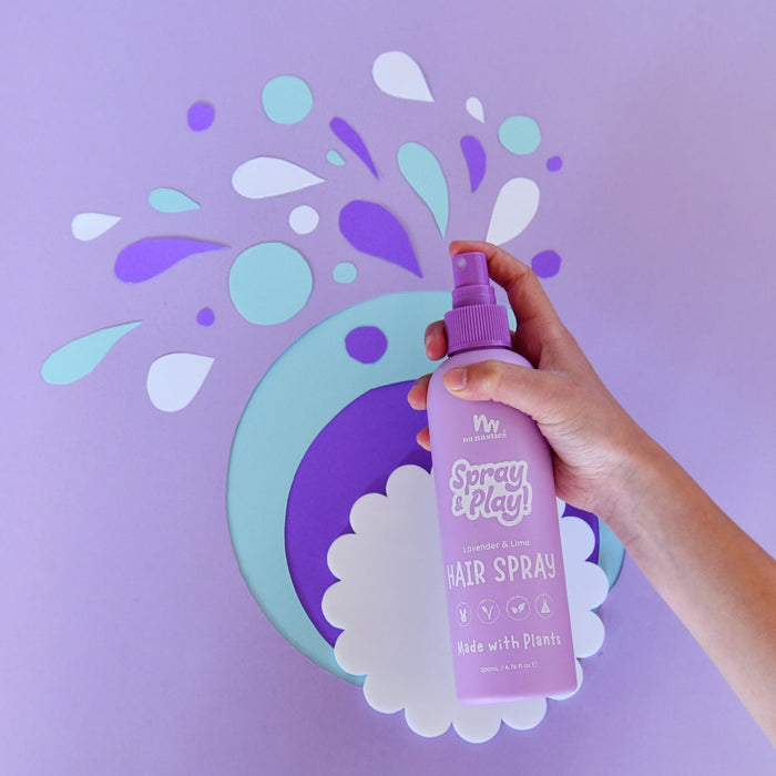 No Nasties Kids Alcohol Free Hair Spray Lavender & Lime 200ml