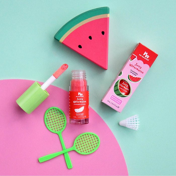 No Nasties Kids Lip Gloss Wand Juicy Watermelon 5g