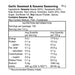 Pacific Harvest Garlic Seaweed & Sesame Seasoning 50g ingredients and nutrition information