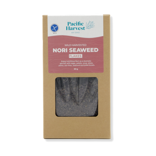 Pacific Harvest Nori Flakes 60g pack, front view