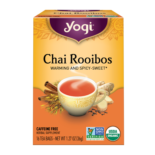 Yogi Tea Herbal Tea Bags Chai Rooibos 16 Tea Bags