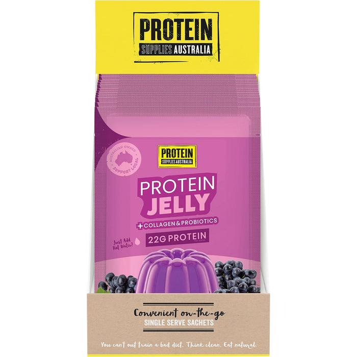 Protein Supplies Australia Protein Jelly with Collagen Grape 30g - product image 2